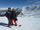 Ich und Markus auf der Piste 'Tsa' (21. März)