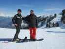 Ich und Markus auf der Piste 'Tracouet' (22. März)