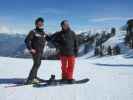 Ich und Markus auf der Piste 'Tracouet' (22. März)