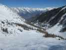 Abfahrtsroute 'Vallon d'Arbi' (23. März)