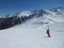 Markus auf der Piste 'Coeur supérieur' (23. März)