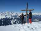 Ich und Markus am Mont Gelé (3.023 m) (24. März)