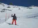 Markus auf der Piste 'Mont Fort' (25. März)