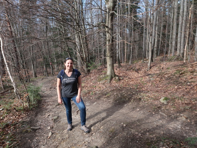 Sabine zwischen Rekawinkel und Kaiserbrunnberg