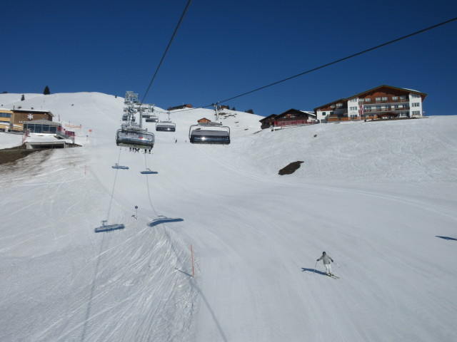 Abfahrt 1800 von der 6er-Sesselbahn Oberdam&uuml;ls aus