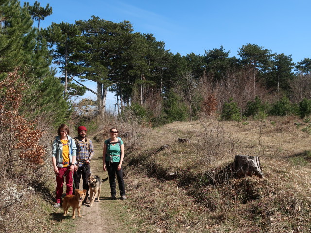Hannelore, Manuel und Sabine zwischen Berndorf und H&ouml;henberg