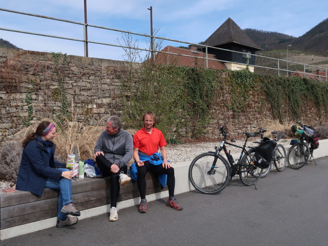 Sabine, Erich und Jörg in Spitz an der Donau