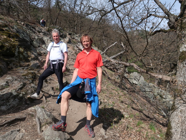 Erich und J&ouml;rg am Vogelbergsteig