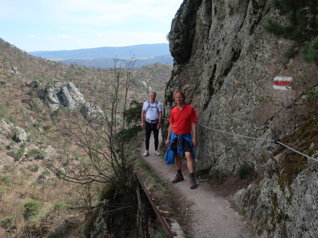 Erich und J&ouml;rg am Vogelbergsteig