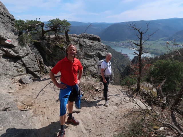 Erich und Jörg am Vogelbergsteig