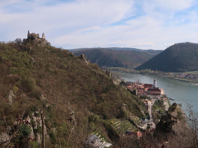 Burgruine D&uuml;rnstein und D&uuml;rnstein