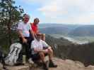 Erich, Jörg und ich auf der Dürnsteiner Kanzel, 521 m