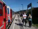 Erich und Sabine im Bahnhof St. Veit an der Gölsen, 371 m