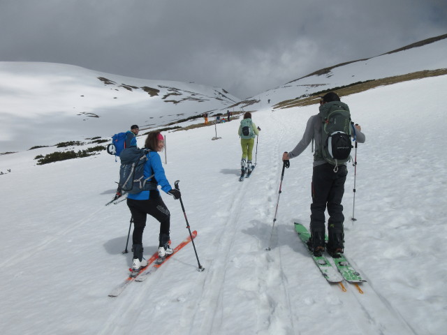 Stefan, Irene, Romana und Christian zwischen Ochsenboden und Fischerhütte