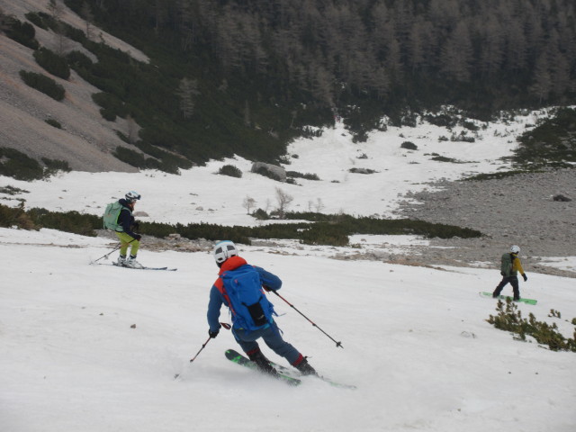 Romana, Stefan und Christian in der Breiten Ries