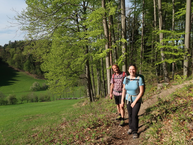 Jörg und Sabine zwischen Pitten und Burg Grimmenstein