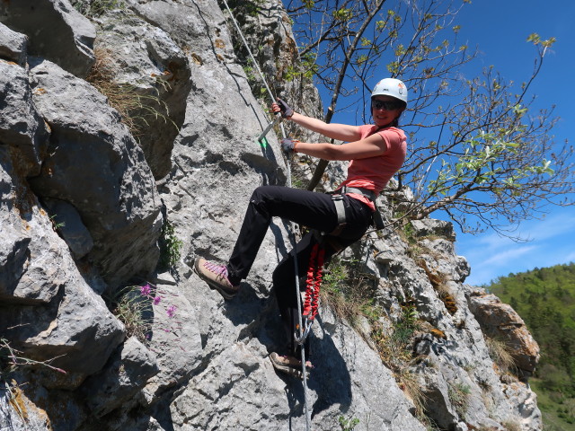 Ruine Rabenstein-Klettersteig: Larissa