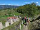 Larissa und Axel in der Ruine Rabenstein