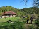 David, Larissa und Axel beim Gasthof Rabensteiner