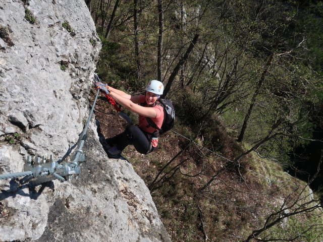 Türkenschanze-Klettersteig: Larissa