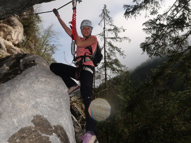 Türkenschanze-Klettersteig: Larissa