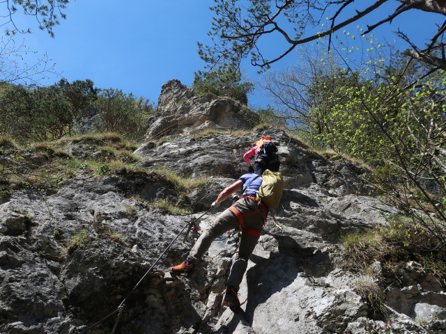 Türkenkopf-Klettersteig: Axel und Martina