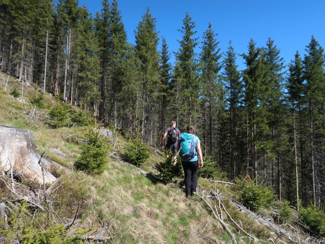 Frank und Sabine zwischen Konradtörl und Berghaus