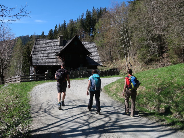 Frank, Sabine und Carmen beim Berghaus