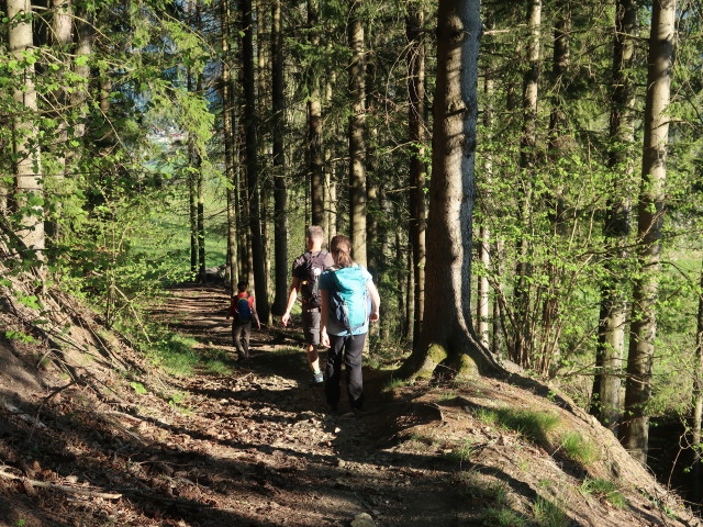 Carmen, Frank und Sabine zwischen Kreuzsattel und Trasgner