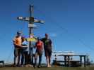 Ich, Sabine, Carmen und Frank am Thalerkogel, 1.655 m