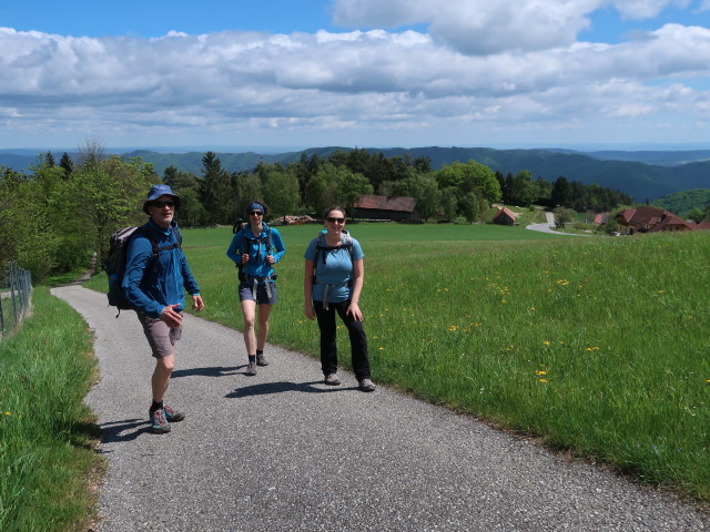 Herbert, Julia und Sabine zwischen Benking und Jauerling