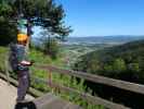 Hannelore beim Naturfreundehaus Flatzer Wand, 758 m