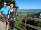 Ich und Hannelore beim Naturfreundehaus Flatzer Wand, 758 m