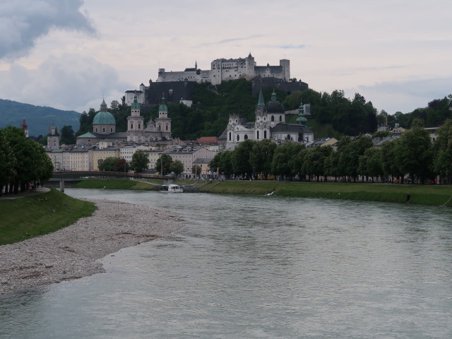 Salzach vom Müllnersteg aus