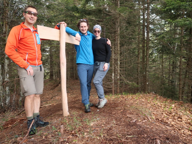 Ich, Thomas und Birgit am Hachelnock, 1.442 m