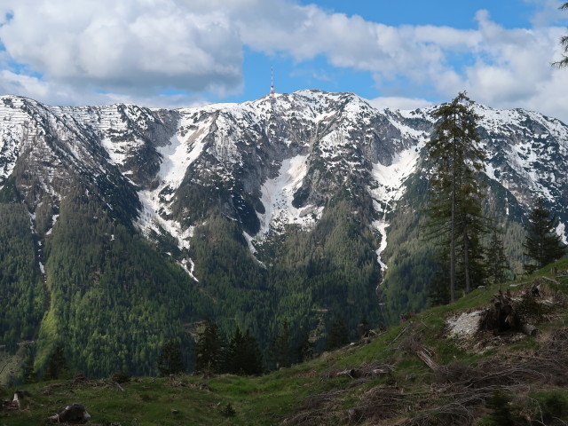 Villacher Alpe vom Erzberg-Höhenweg aus