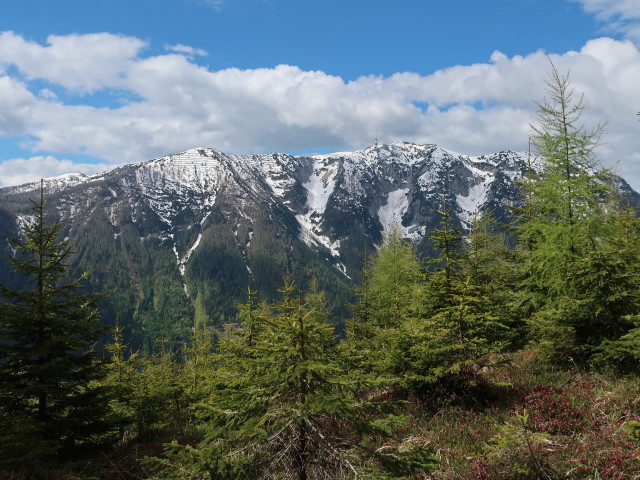 Villacher Alpe vom Erzberg-Höhenweg aus