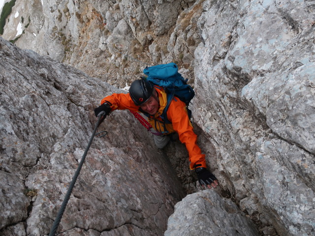 Südwandband-Klettersteig: Erich (5. Juni)