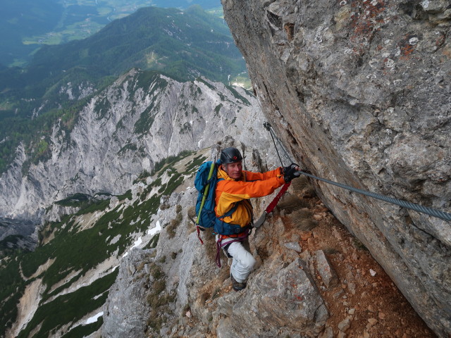 Südwandband-Klettersteig: Erich (5. Juni)