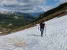 Birgit zwischen Sonnenalpe Nassfeld und Däumling-Klettersteig