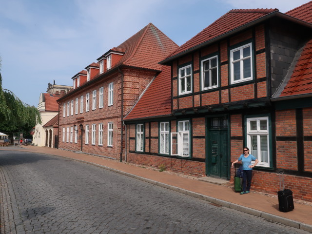 Sabine in der Schlossfreiheit in Ludwigslust (20. Juni)