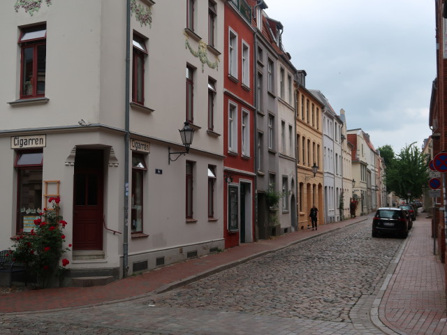 Breite Straße in Wismar (21. Juni)