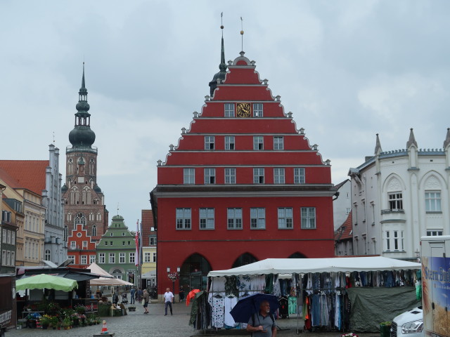 Marktplatz in Greifswald (24. Juni)