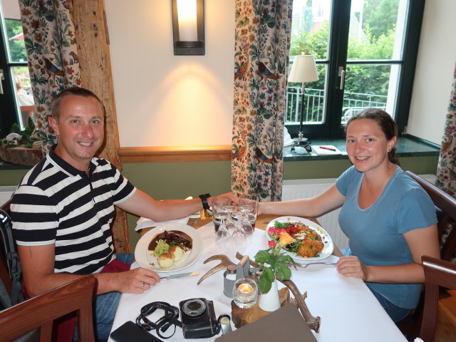 Ich und Sabine im Wildhof in Neustrelitz (25. Juni)