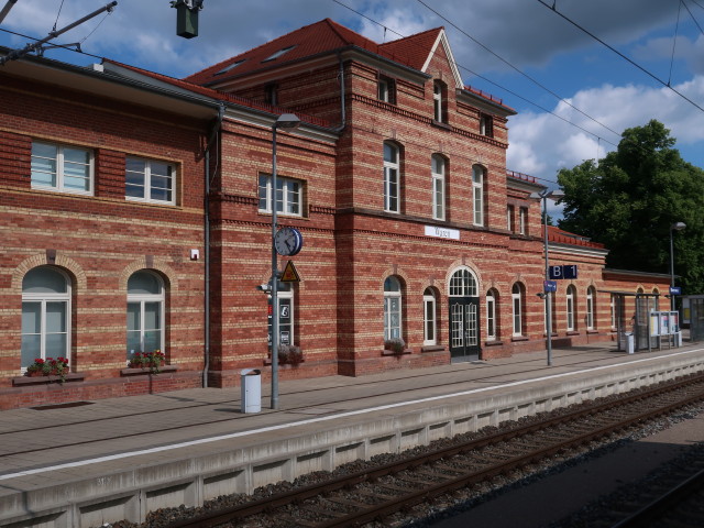 Bahnhof Waren an der Müritz (26. Juni)