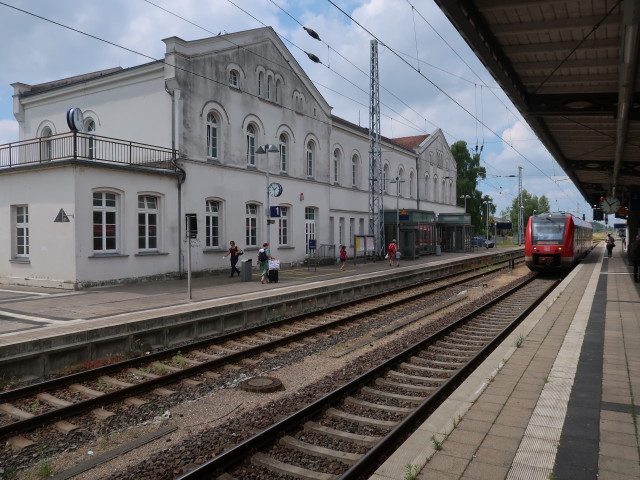 Bahnhof Güstrow (27. Juni)