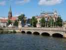 Schlossbrücke in Schwerin (20. Juni)