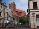 Ich und Sabine in der Frischen Grube in Wismar (21. Juni)