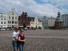 Ich und Sabine Am Markt in Wismar (21. Juni)