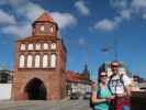 Sabine und ich beim Rostocker Tor in Ribnitz (22. Juni)